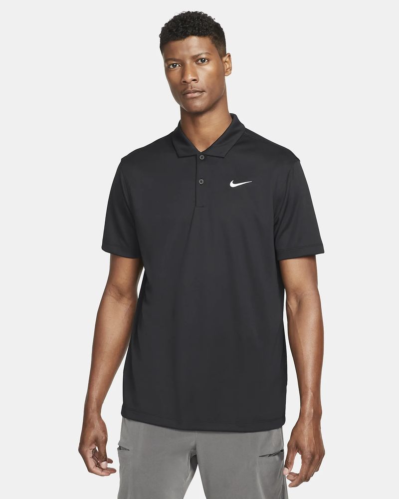 Polo de tennis Nike NikeCourt Noir pour homme
