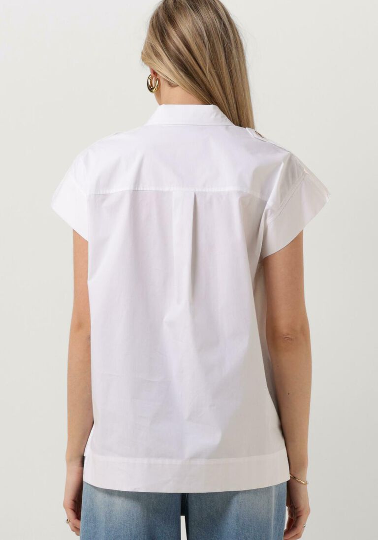 TWINSET MILANO witte twinset milano blouse woven shirt