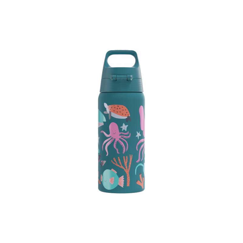 SIGG Trinkflasche Kinder Shield Therm One Blue World 0.5 L
