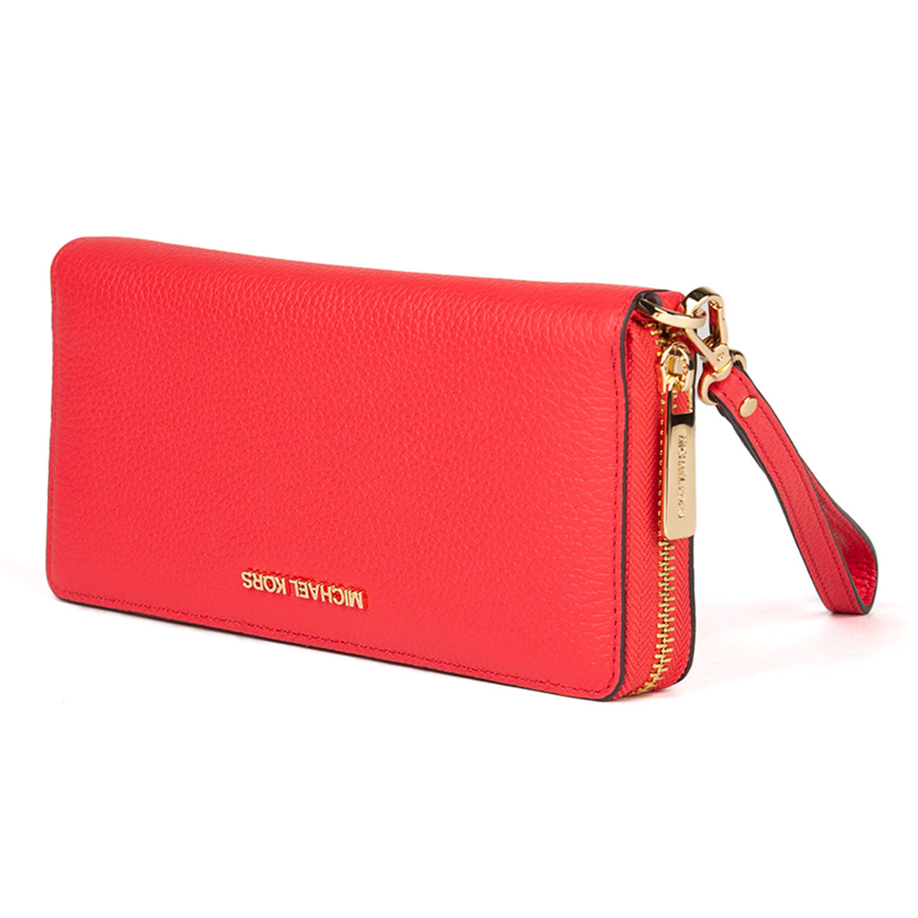 Michael Kors Compagnon en Cuir Jet Set Travel rouge - 21x10 cm