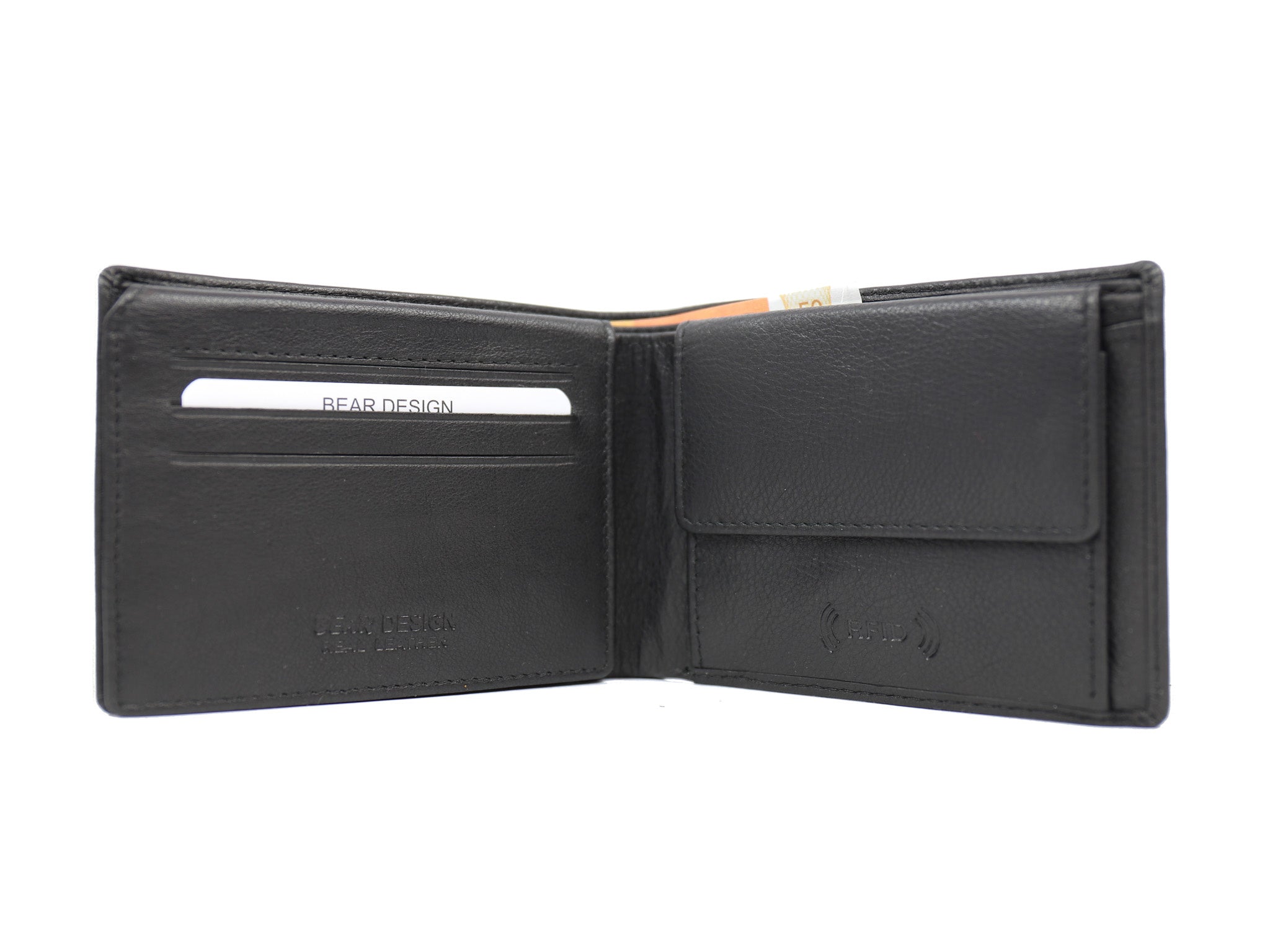 Billfold 'Joep' zwart Zwart (FR)