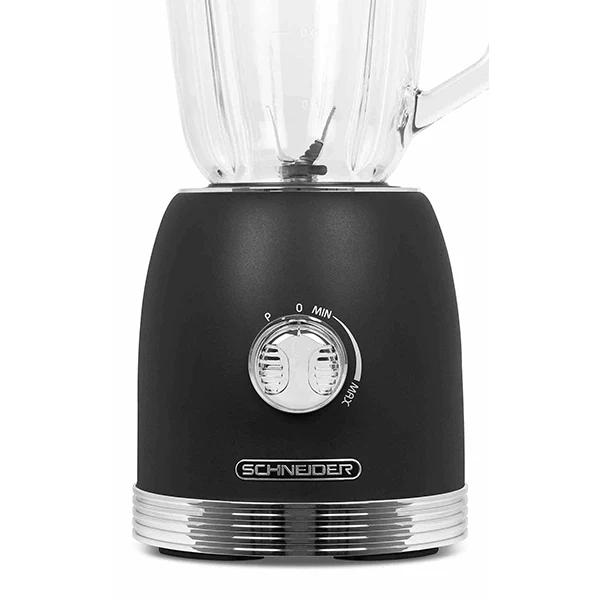 Blender vintage 800 W 1,5 L SCBL15B noir Schneider