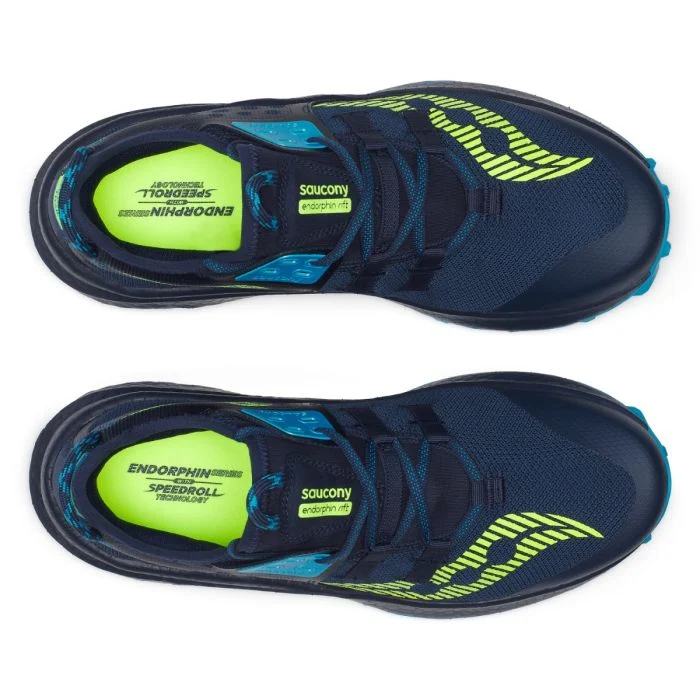 Saucony Herre Trailsko Endorphin Rift Blå