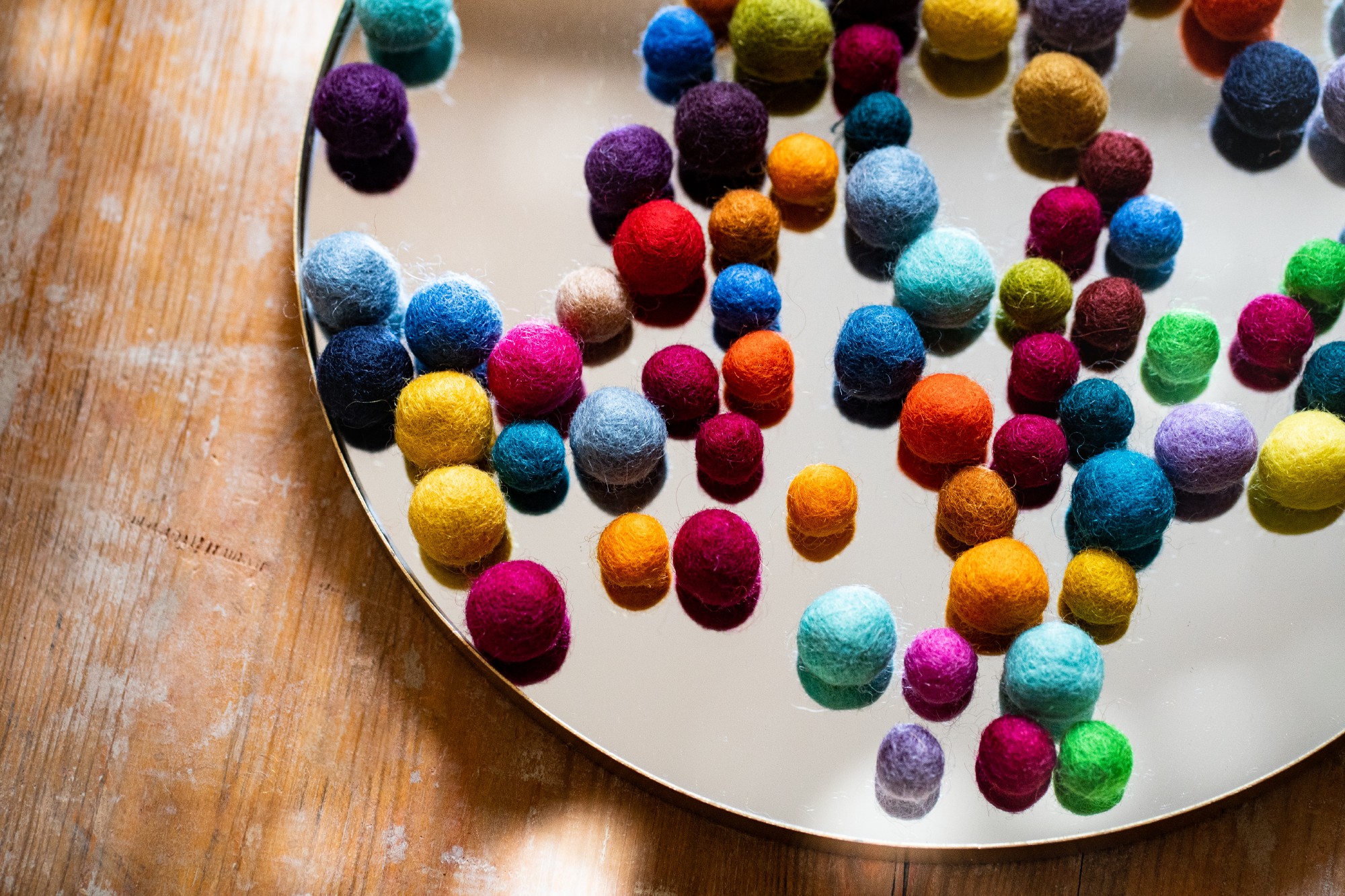 Filz-Pompons, multicolor, Ø 20 mm günstig bestellen