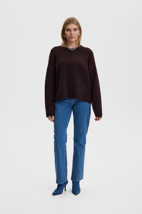 Gestuz LucieGZ HW straight jeans NOOS Mid dark blue washed