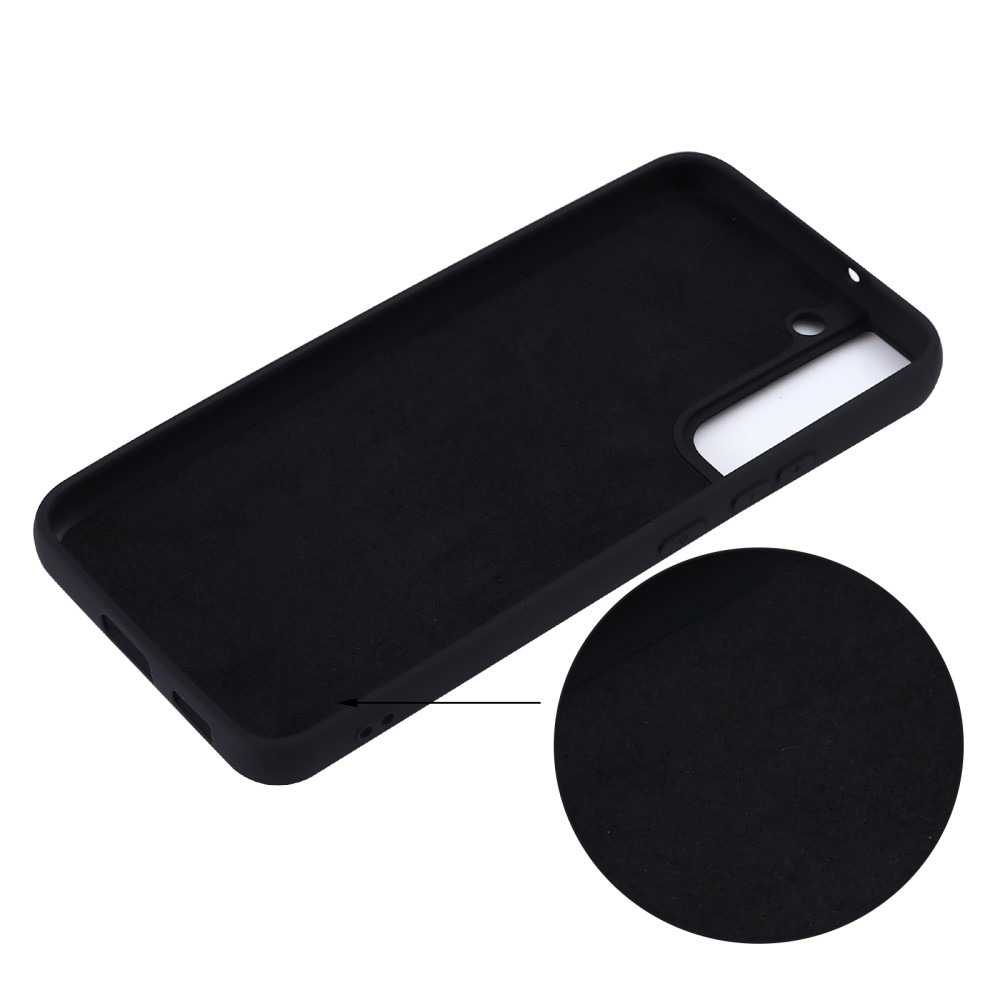 Samsung Galaxy S22 5G Silikon Case Hülle - Schwarz