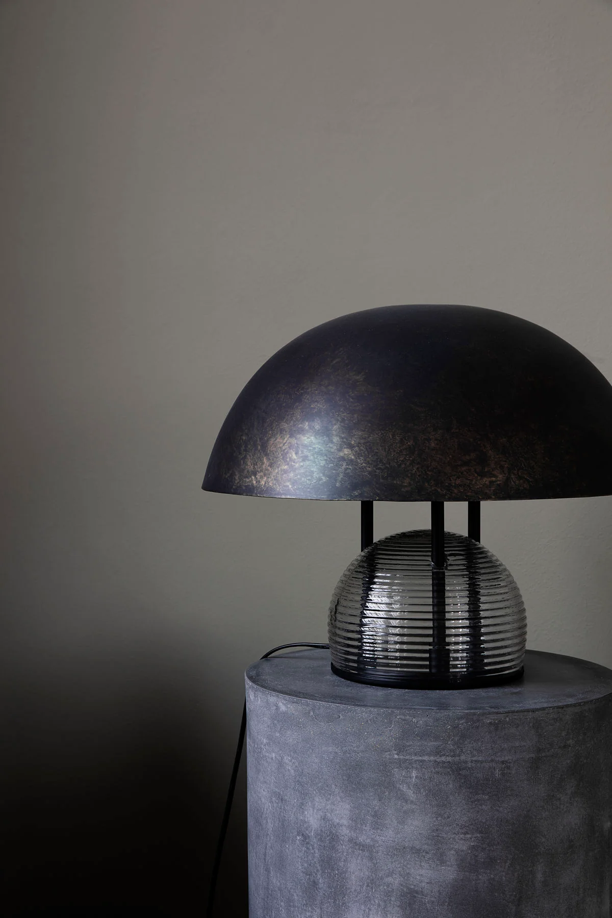 House Doctor  Bordlampe, Umbra, Antik brun