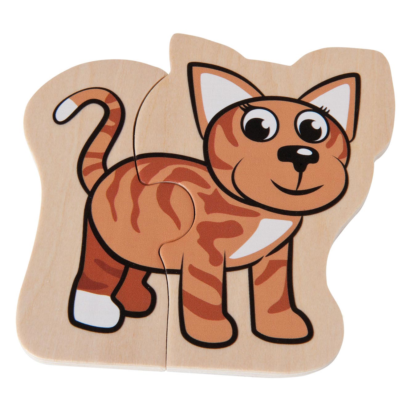 Eichhorn Houten Dierenpuzzel, 16st.