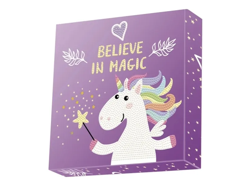 Diamond Dotz Box 22 x 22 cm - Unicorn Believe in Magic