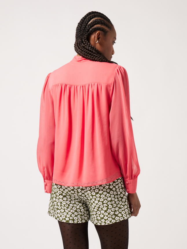 Chemise col lavallière