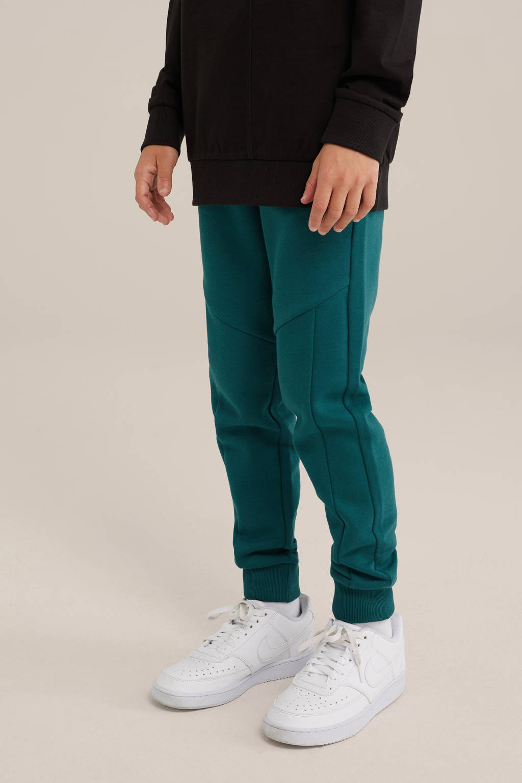 Salty Dog slim fit joggingbroek donkergroen