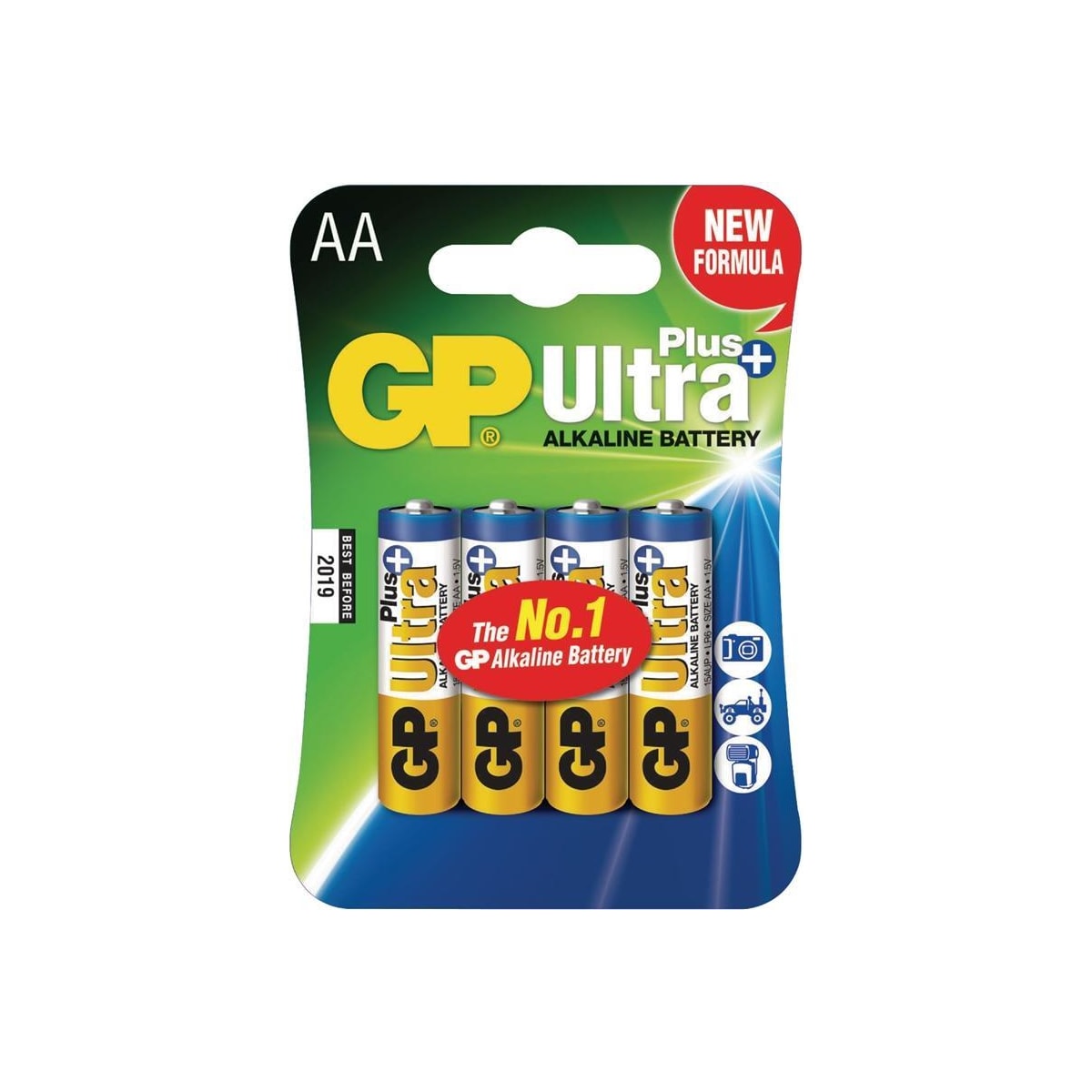 Alkaline Batteri AA 1.5 V Ultra+ 4-Blister
