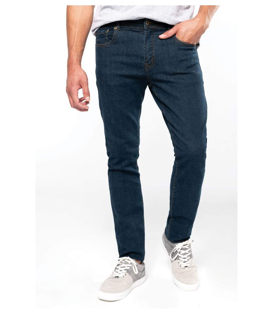 Lot 3 pantalons - jean pour homme - K742 - bleu