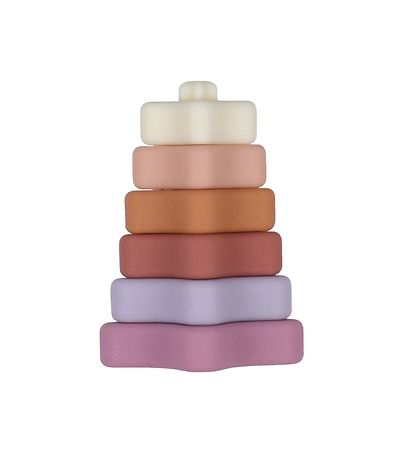 Petit Monkey Stablet?rn Stjerner - Silikone - Lilla/Rosa Mix