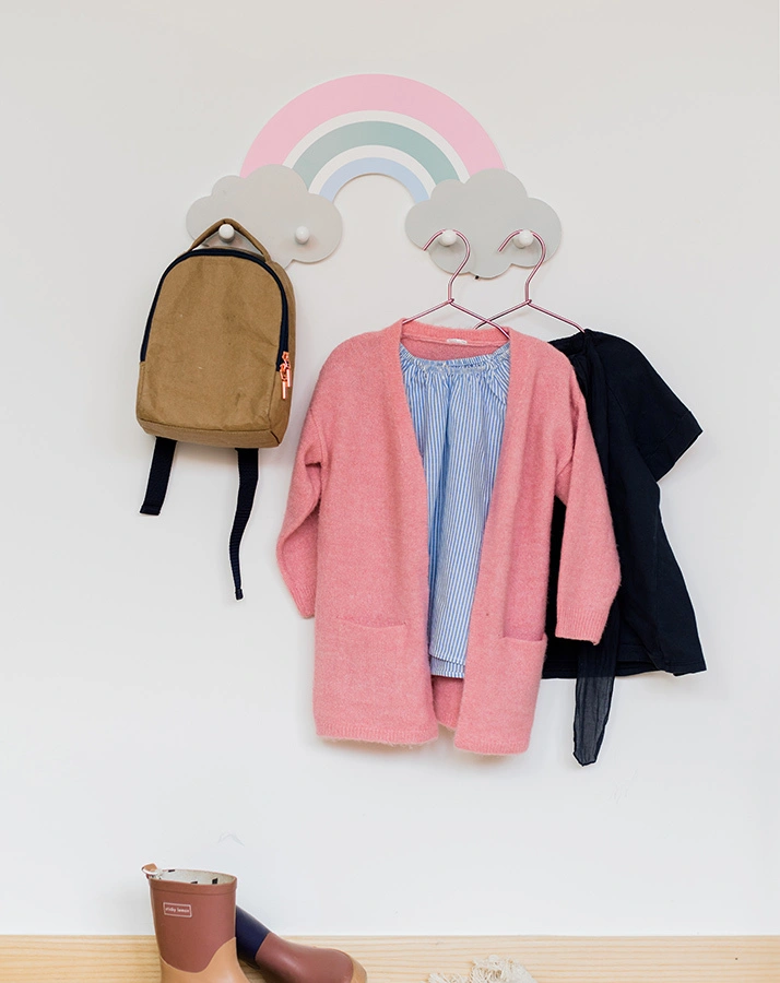 Garderobe REGENBOGEN AMELIE in bunt/rosa