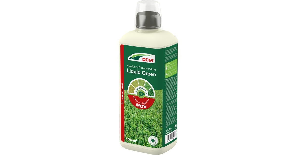 DCMVloeibare Gazonvoeding Liquid Green 1 L meststof  (Tot 100 m²)