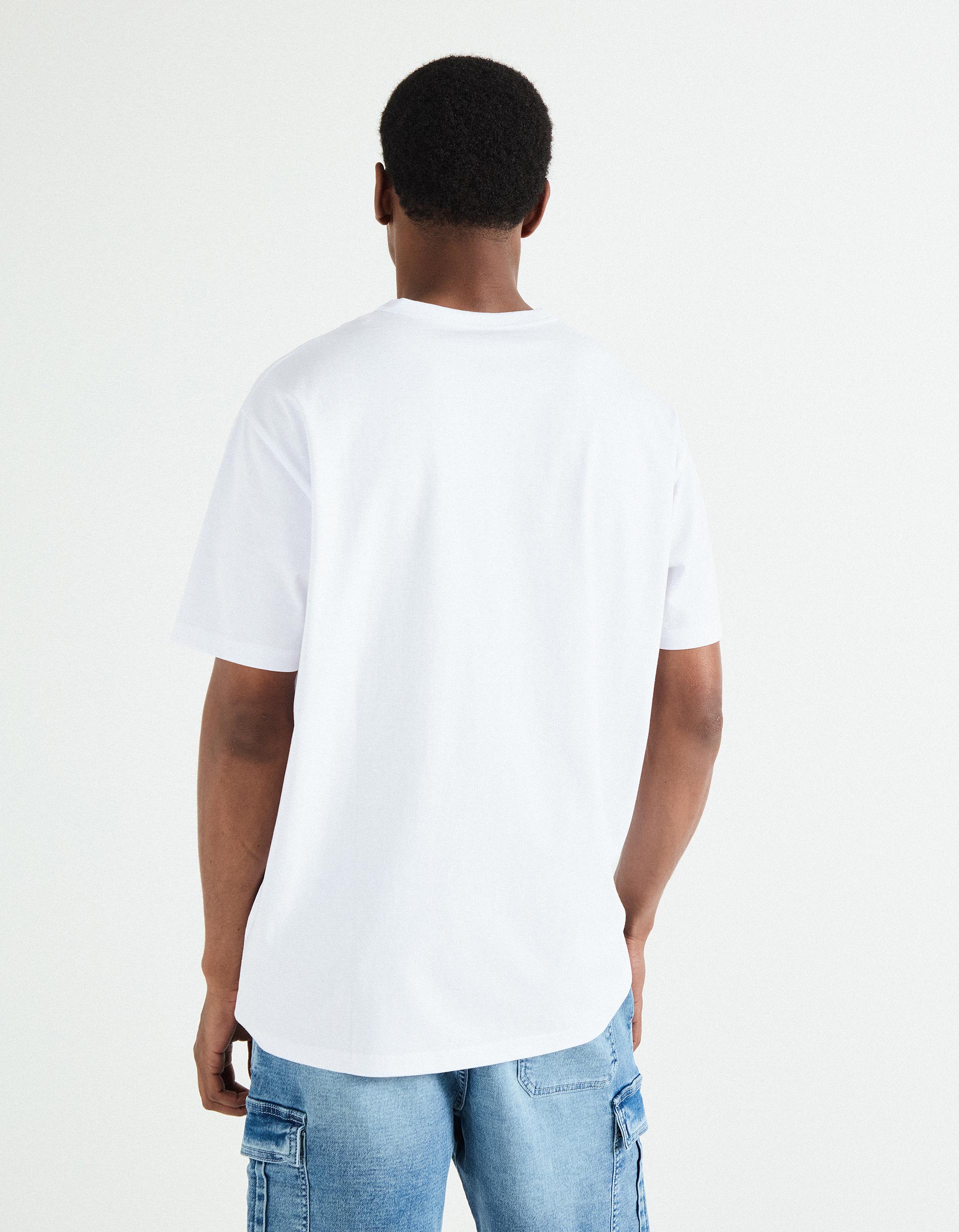 T-shirt, Homem, Branco