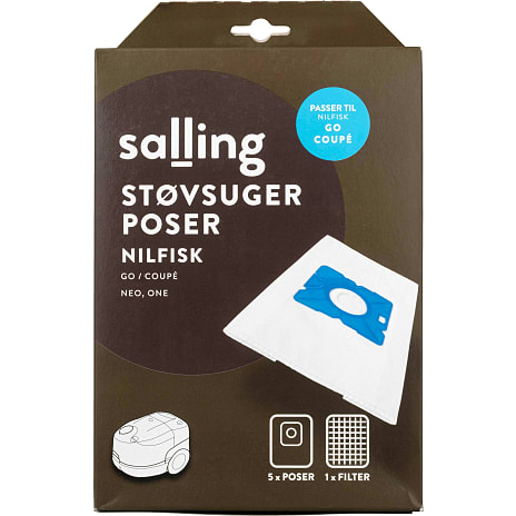 Salling støvsugerposer 5-pak til Nilfisk