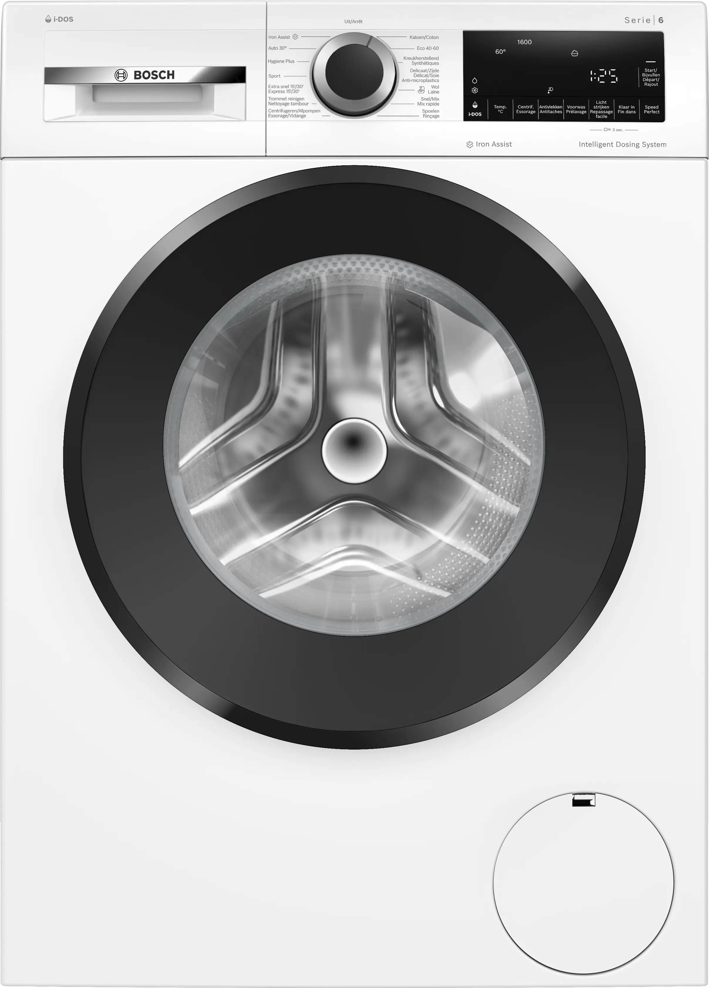 Serie 6 Wasmachine, voorlader 9 kg max. 1600 rpm
