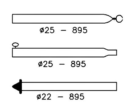 Stormstok 25*170-260cm Alu