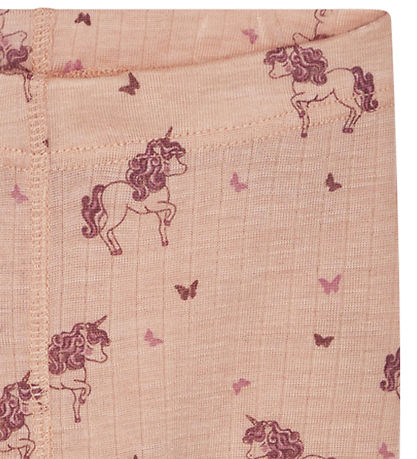 Hust and Claire Leggings - Wolle/Tencel - Rib - Locel - Rose Clo