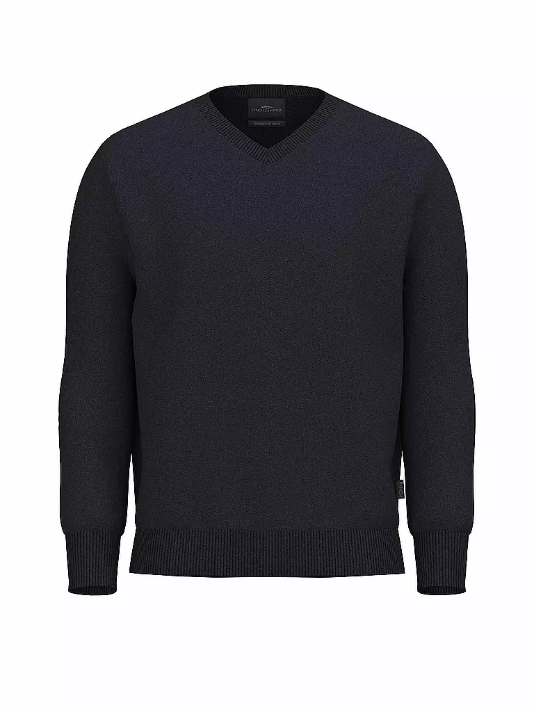 FYNCH HATTON Kaschmirpullover dunkelblau