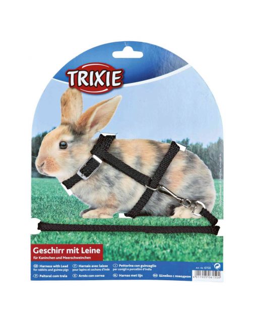 Trixie Konijnentuig Met Riem - Konijnenharnas - 25-44 cm Assorti