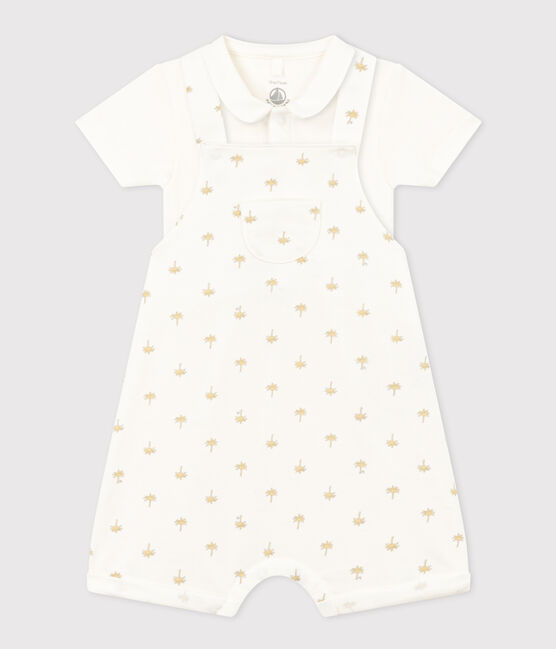 Ensemble salopette et body en coton bébé