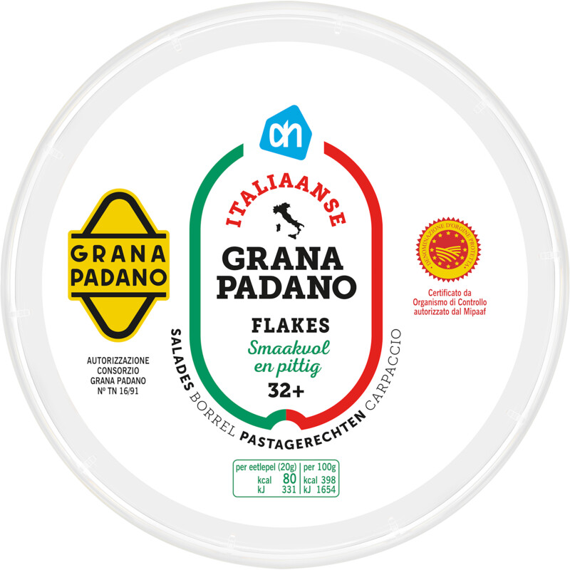 AH Italiaanse grana padano 32+ flakes