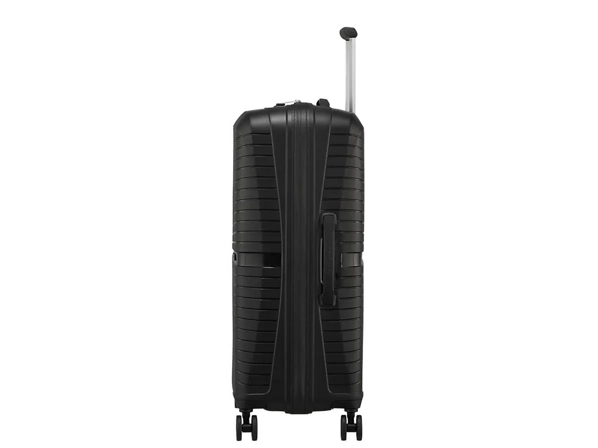 American Tourister AIRCONIC, Spinner, Sort, Mellem, Polypropylen (PP), 4 hjul, Roterende hjul
