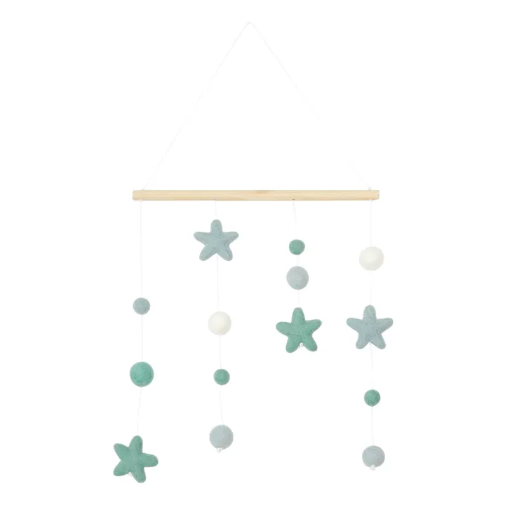 Calm Mobile mural Etoiles | Bleu