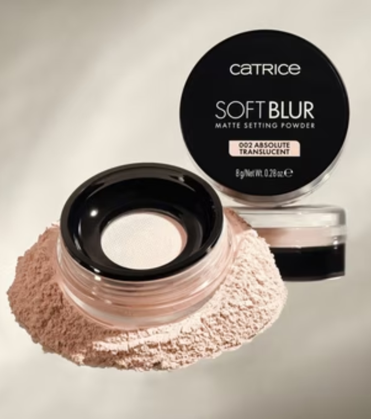 Catrice  - Pó Fixador Matificante Soft Blur - 002: Absolute Translucent