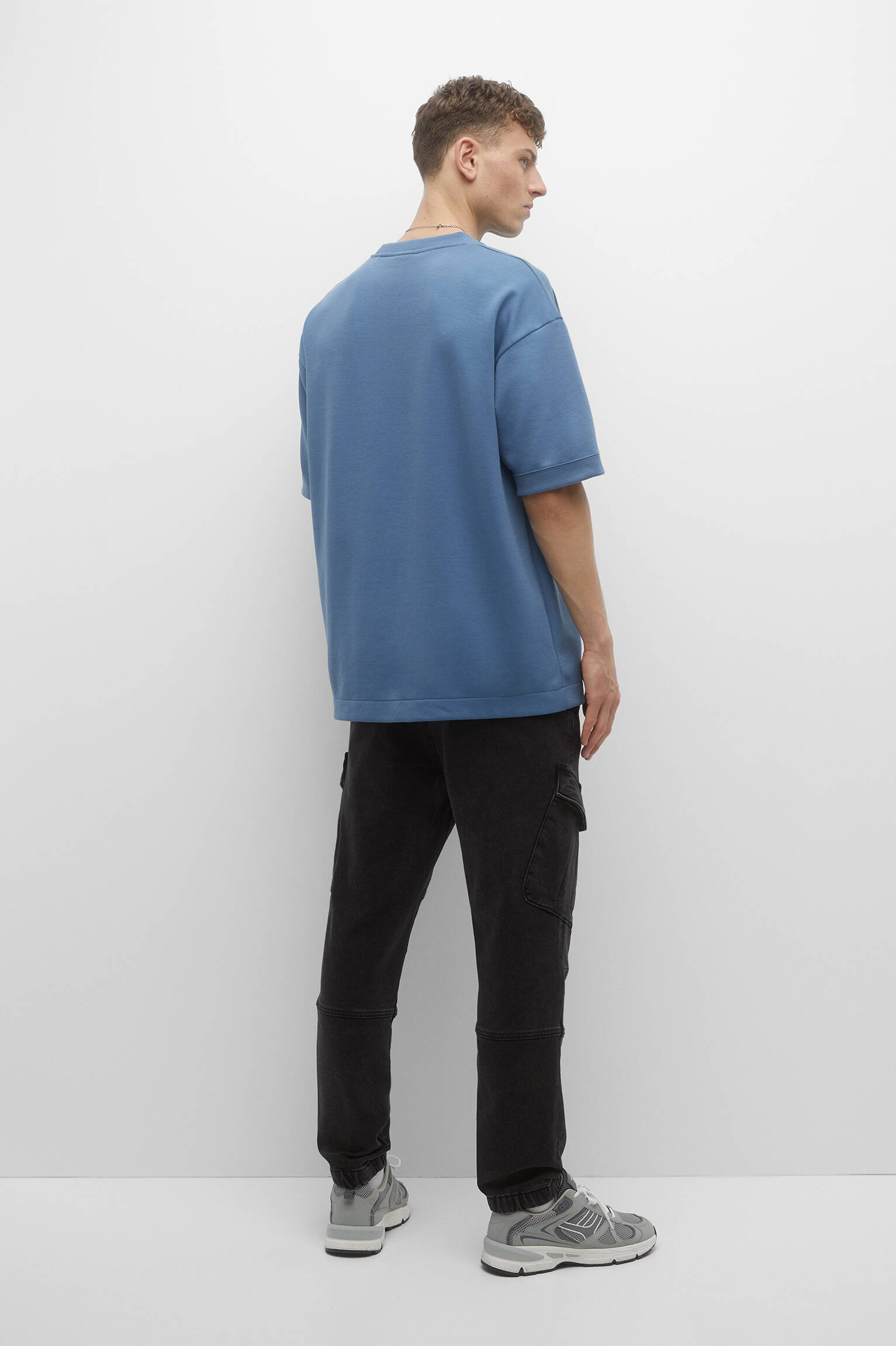 CALÇA CARGO JEANS - NEG-DELAV