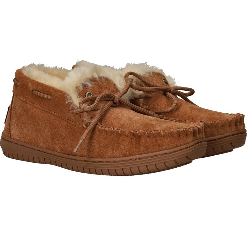 Warmbat Bunya Pantoffels Cognac Dames