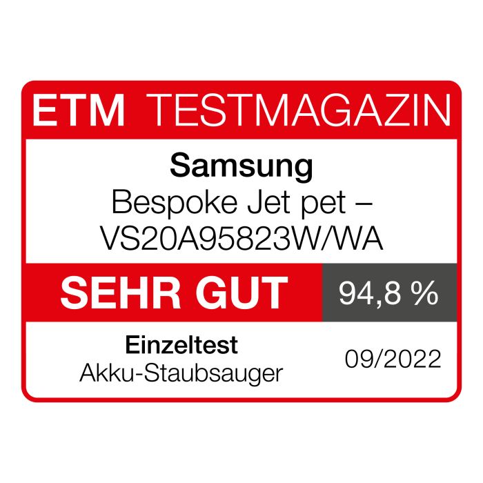 Samsung Bespoke Jet Pet VS20A95823W/WA