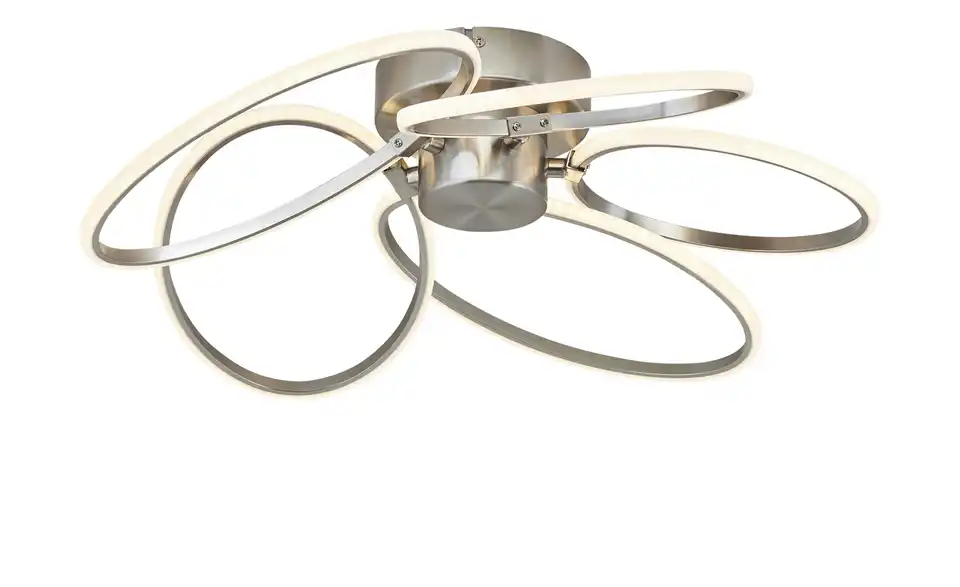 KHG LED-Deckenleuchte, 5-flammig nickel matt