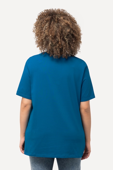 T-Shirt, A-Linie, Carree-Ausschnitt, Halbarm