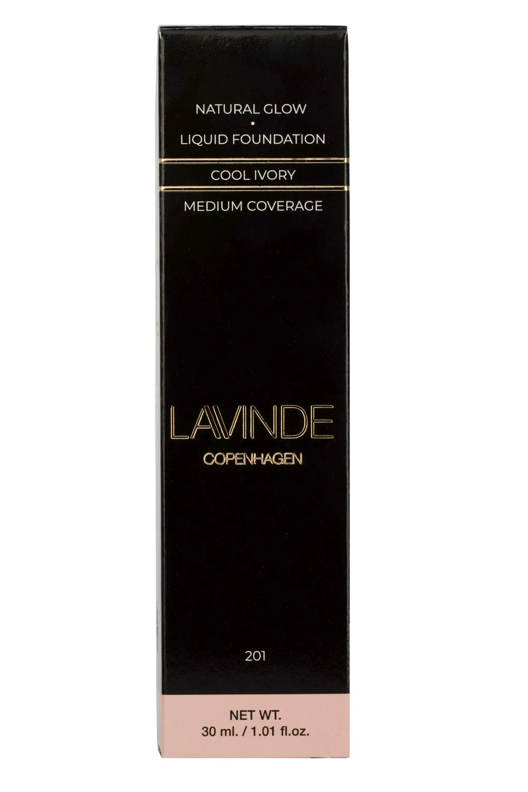 Lavinde Copenhagen Natural Glow Liquid Foundation Cool Ivory 201