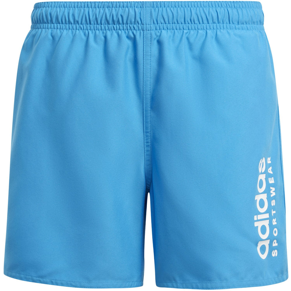 Køb adidas Originals Bright Blue/White Ess L Clx Swim Badeshorts
