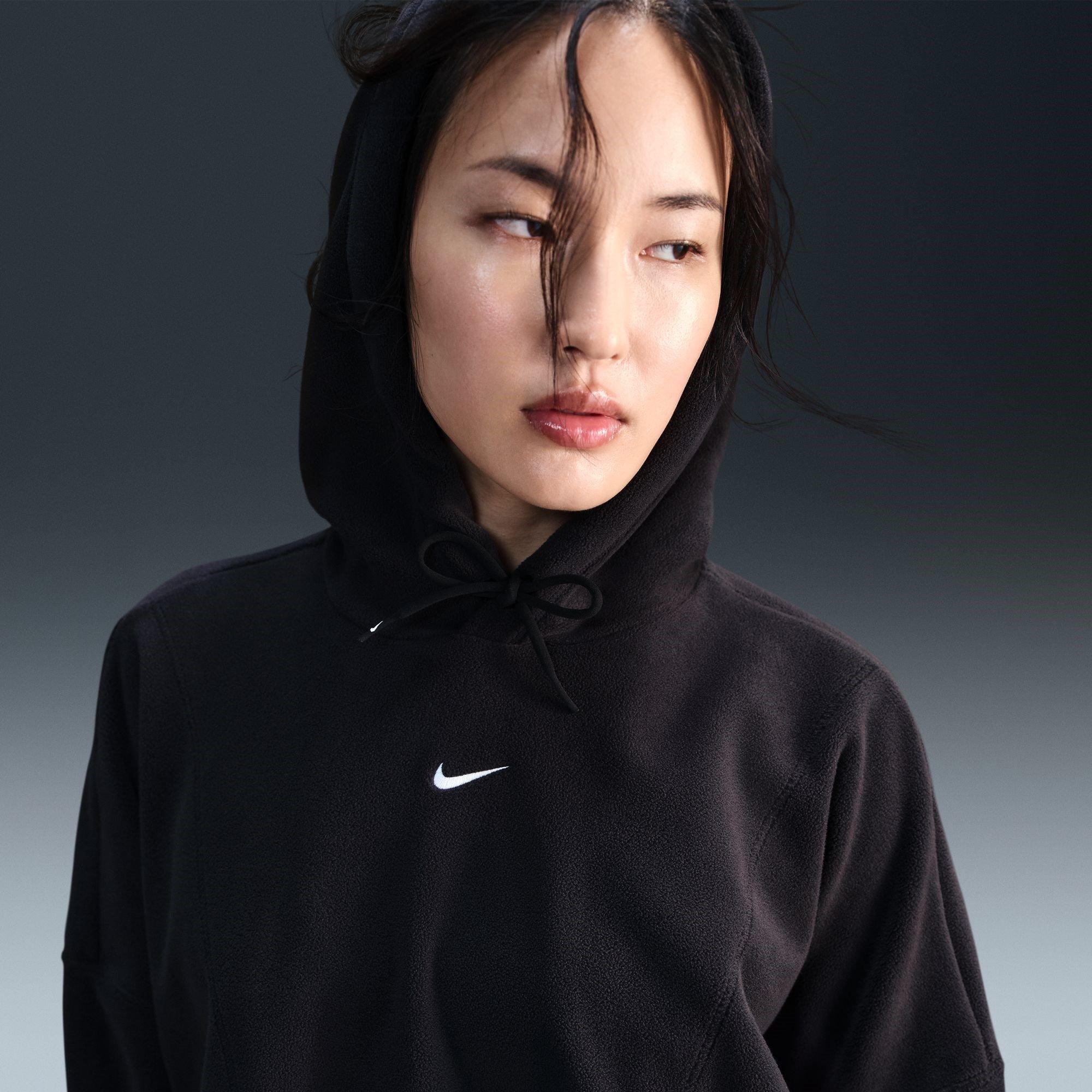 Nike Logo Fleece Hoodie Womens