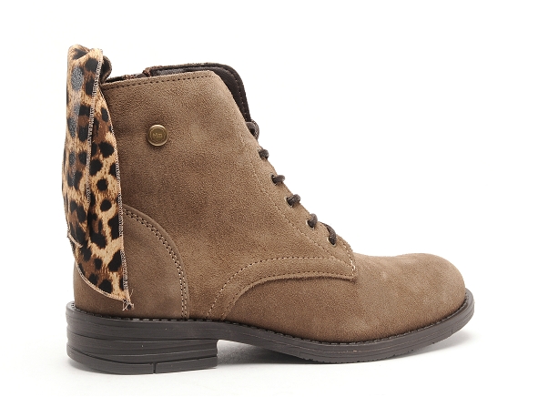 Margarita mariotti boots bottine plates femme punk velours marron
