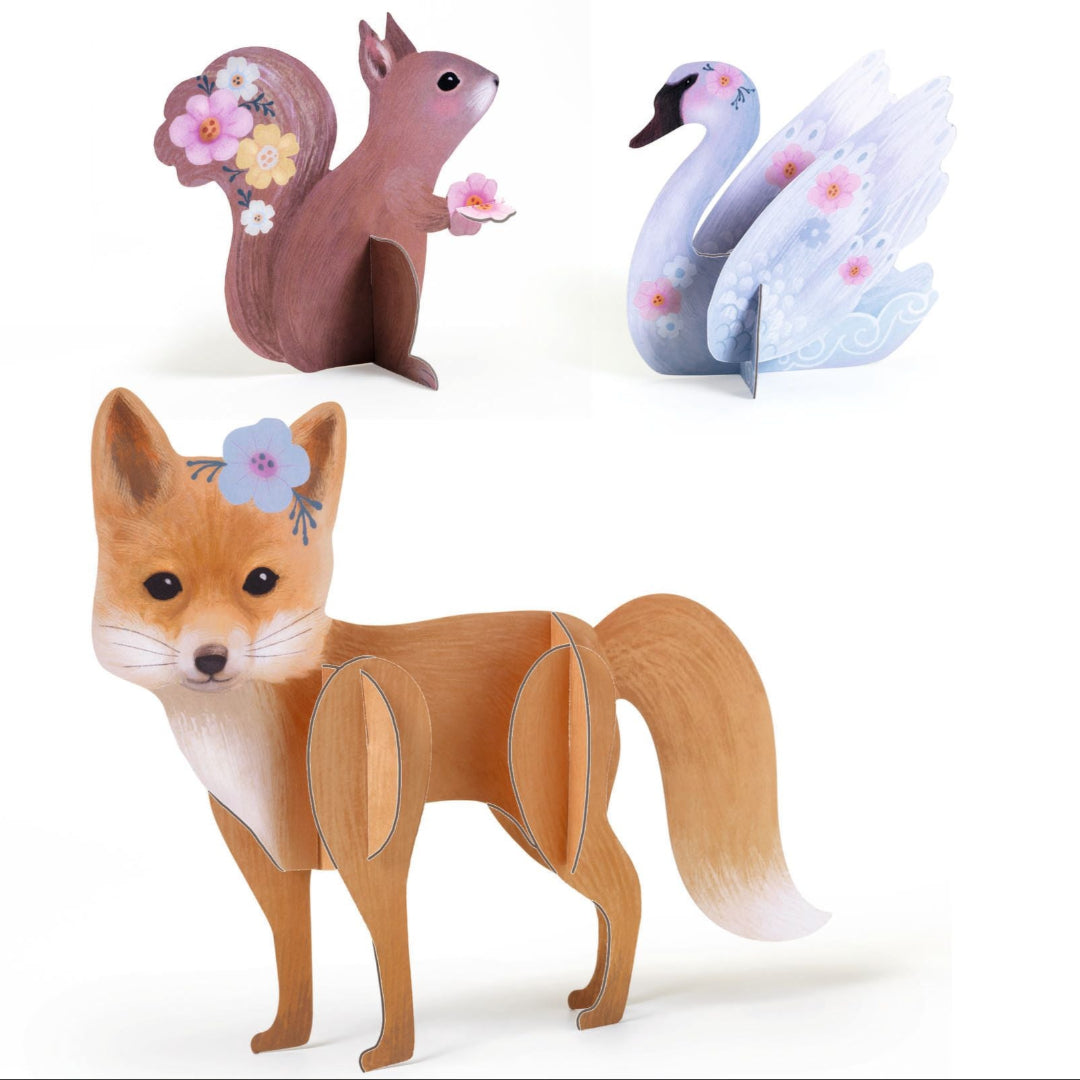 djeco knutselset fluffy box