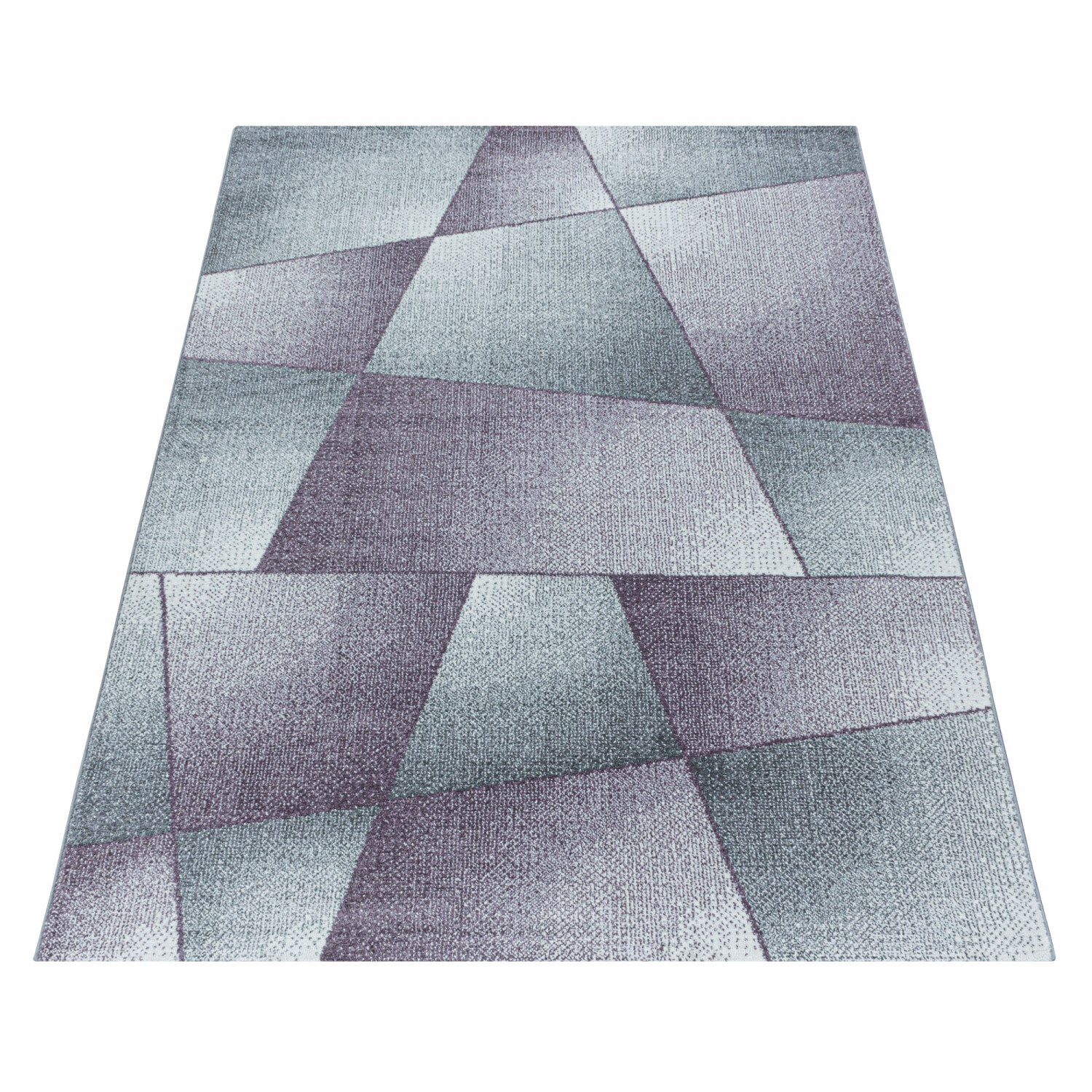 Wunderschöne Kurzflor Teppich, Moderner Designer Teppich rechteckig, Höhe 11 mm