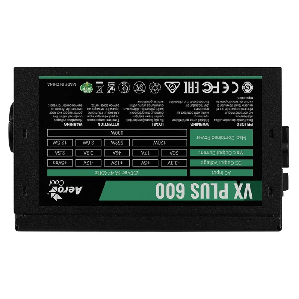 AEROCOOL VX PLUS 600