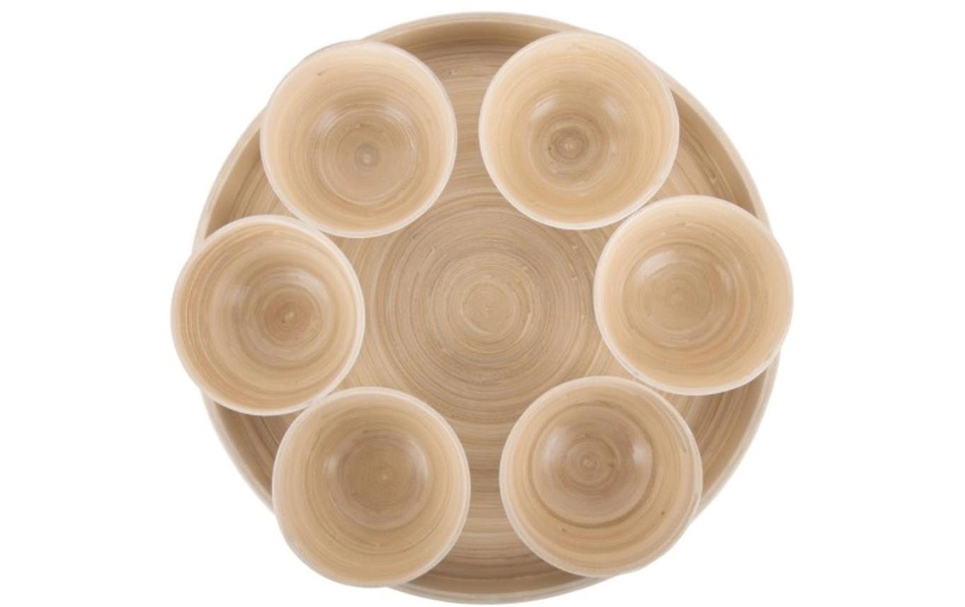 Snackschale Puro 32 cm, 7-teilig, GrünRundes Snack Set