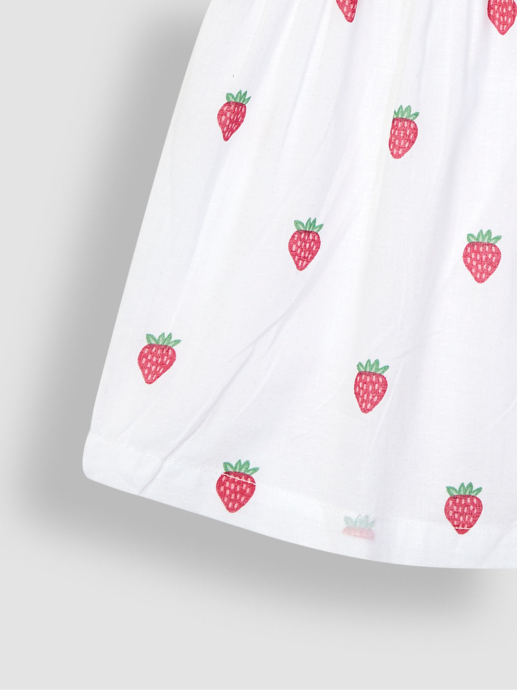 JoJo Maman Bébé - Peter Pan - Gesmokte top met aardbeienprint
