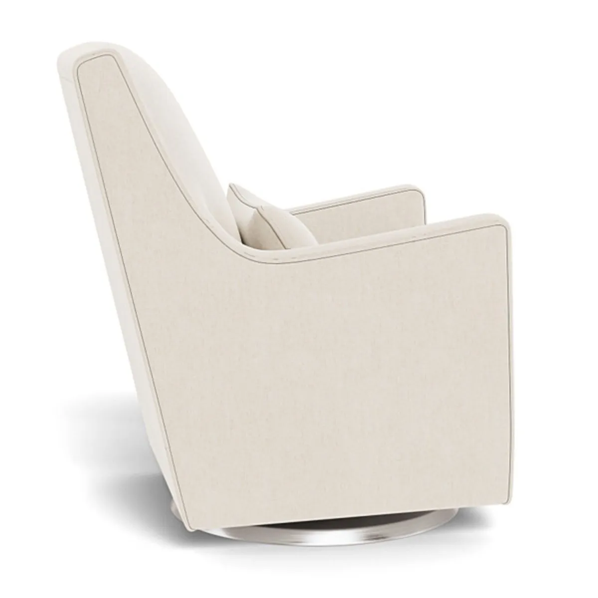 Monte Fauteuil Berçant et Pivotant Luca - Dune  Argent