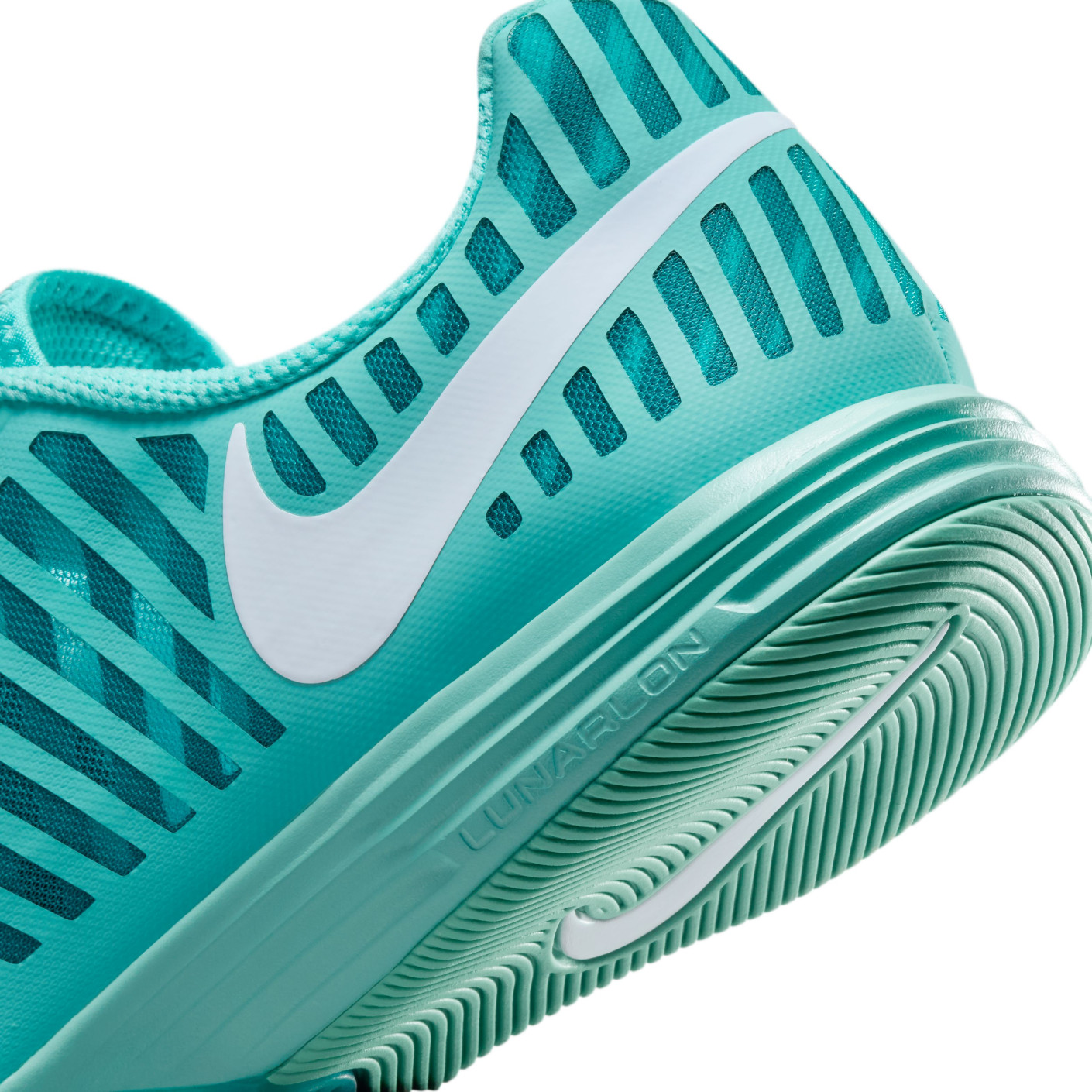 Nike Lunar Gato II Zaalvoetbalschoenen (IN) Turquoise Wit