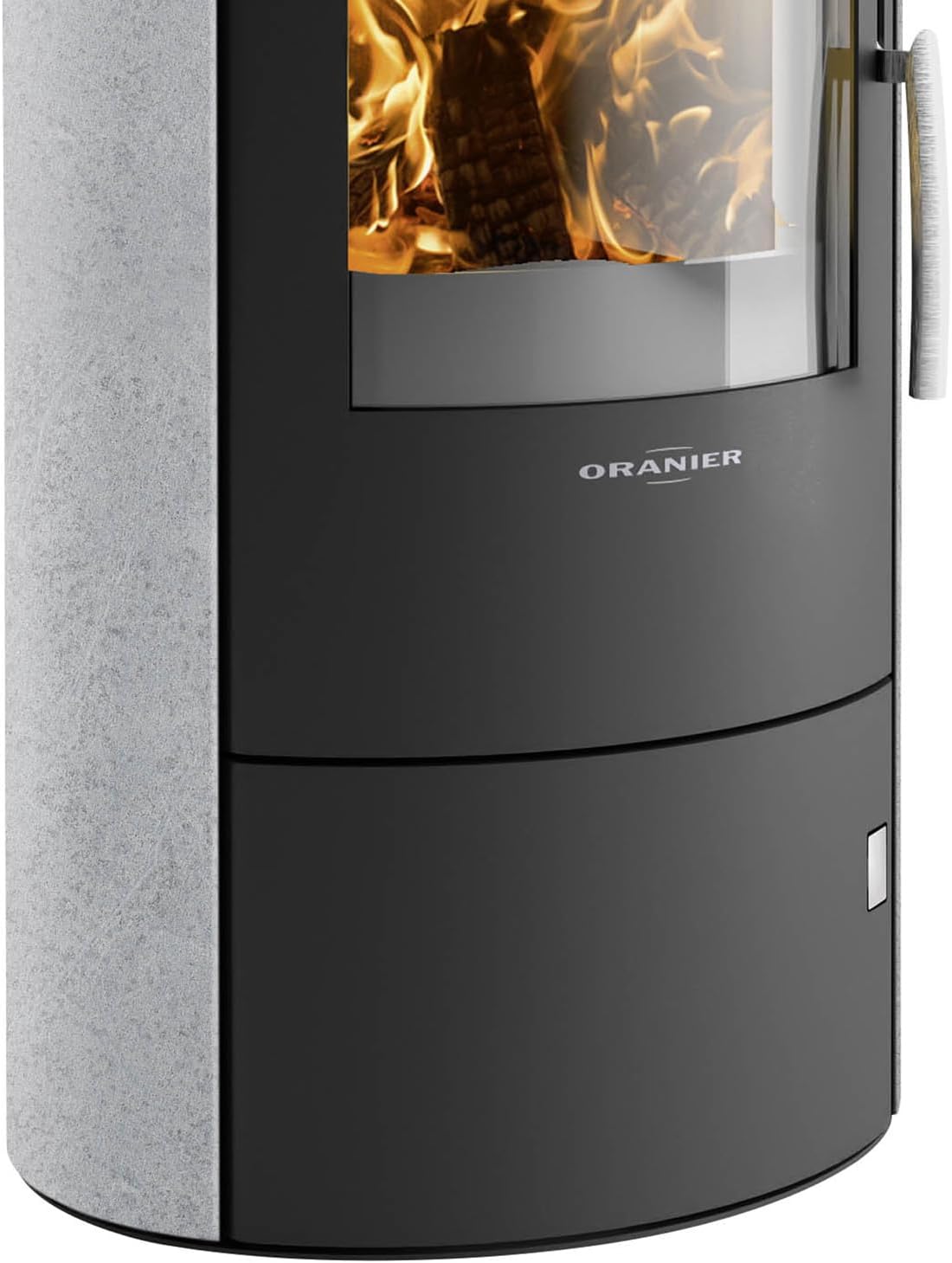 Oranier 5447 23 Polar 7 2.0 Kaminofen Stahl Schwarz/Speckstein/A
