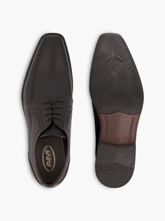 AM SHOE Businessschuh Schwarz